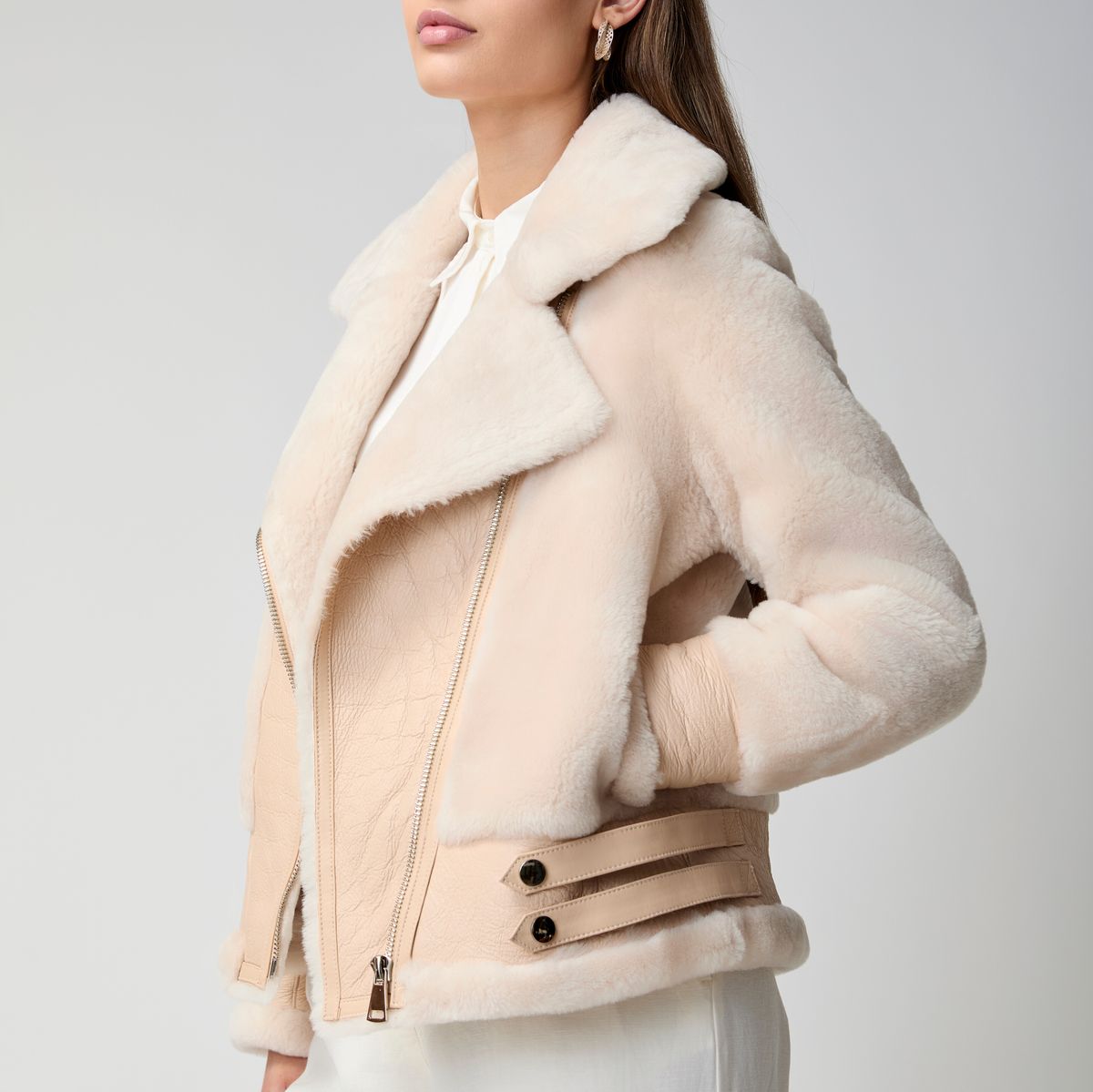Annalon-jakke Beige