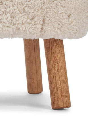 Emily fodskammel | Korthåret  Beige