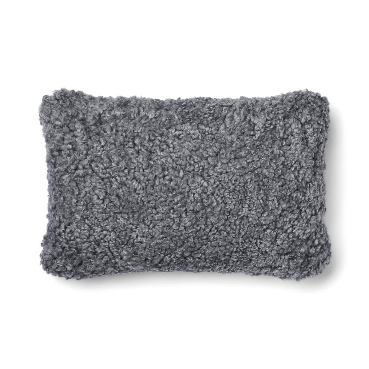 Classic Collection | Uldpude | Korthåret | 52x52 cm | 34x52 cm Stengrå/Lysegrå 
