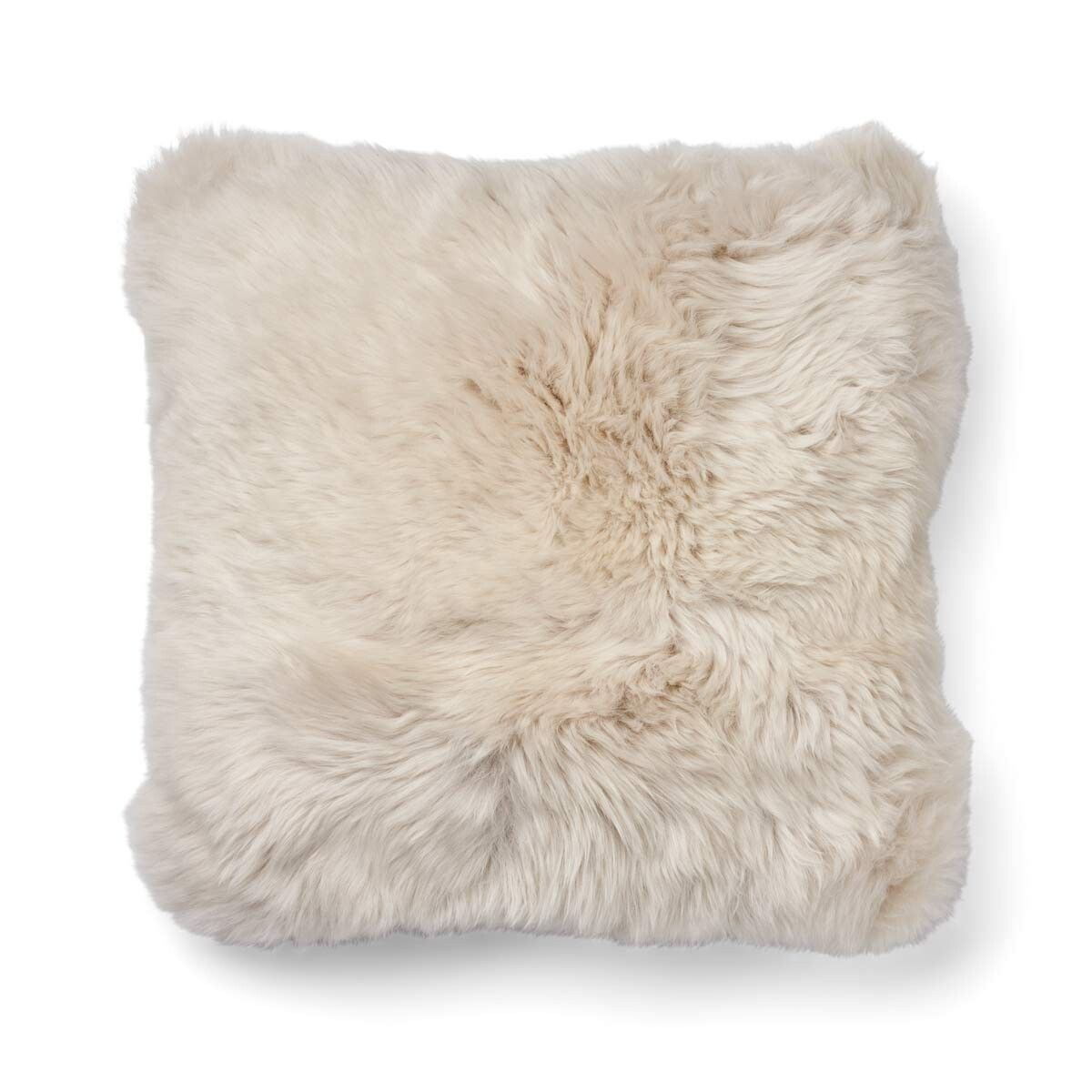 Classic Collection | Uldpude | Langhåret | 52x52 cm | 34x52 cm Beige/Linen