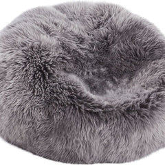 Sækkestol | Lammeskind | Langhåret | 73x74 | 92x93 cm