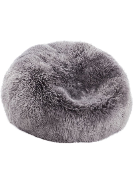 Sækkestol | Lammeskind | Langhåret | 73x74 | 92x93 cm