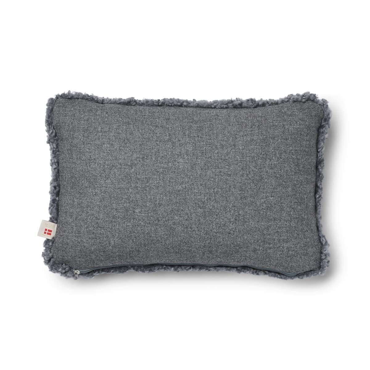 Classic Collection | Uldpude | Korthåret | 52x52 cm | 34x52 cm Stengrå/Lysegrå 