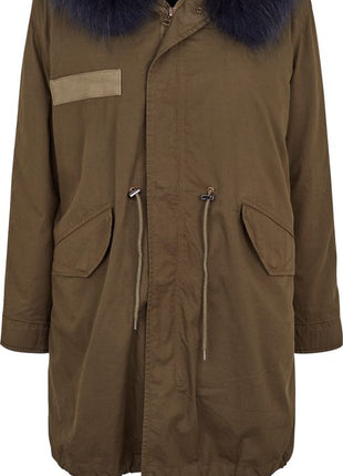 Petra jakke Grøn / Mørkeblå