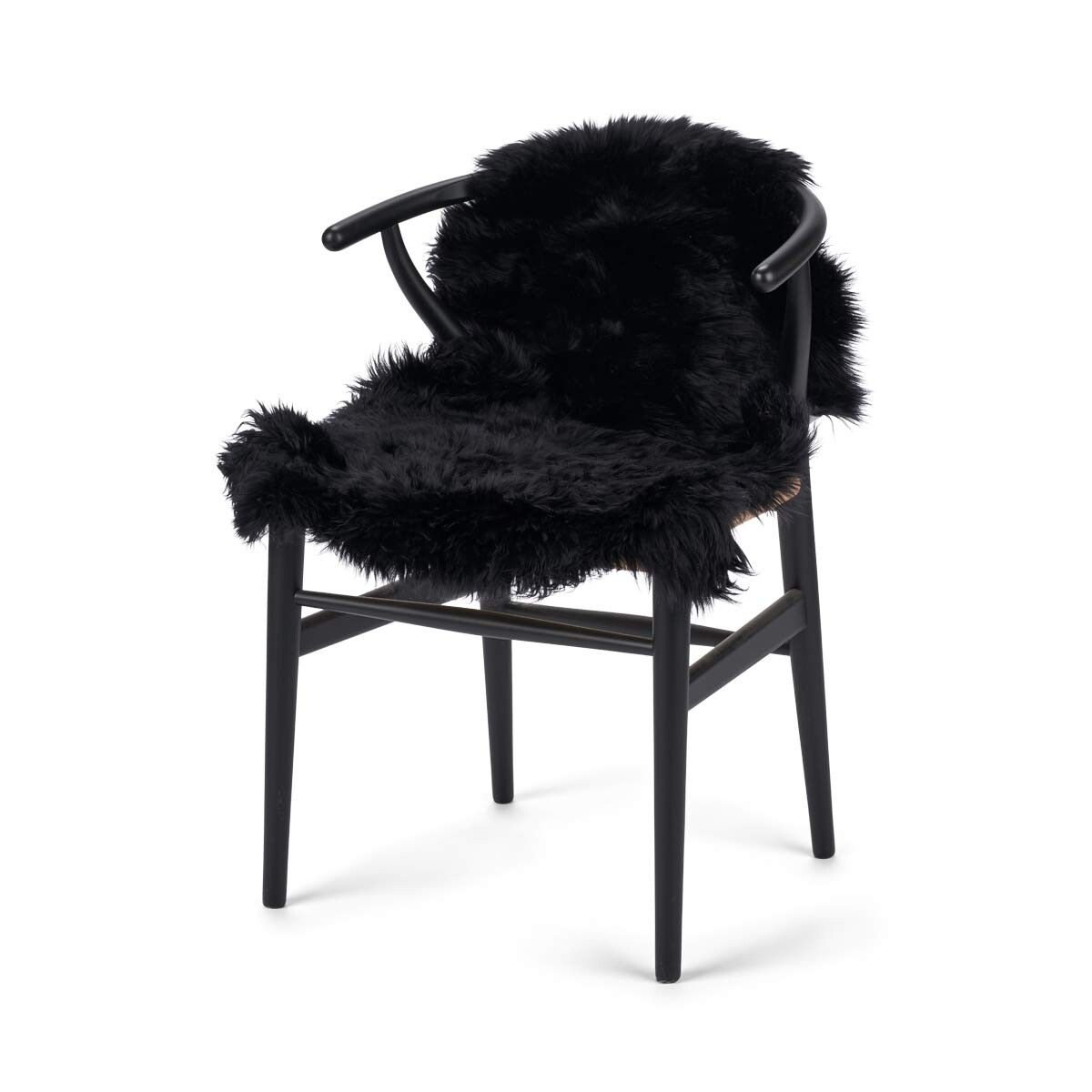 Lammeskind | Langhåret | 90+cm Sort