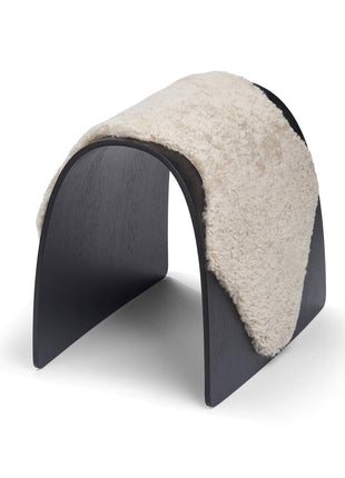 Betræk til skammel | Korthåret Beige