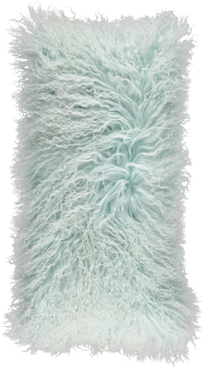 Lammeskindpude | Krøllet | Tibet | 28x56 cm Mynte