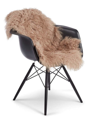 Lammeskind premium | Krøllet | Tibet | 135x50 cm Varmt Sand