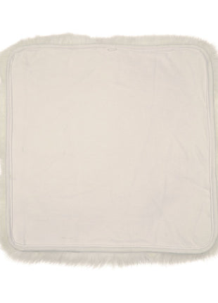 Sædehynde | Langhåret | New Zealand | Stofbagside | 40x40 cm Beige