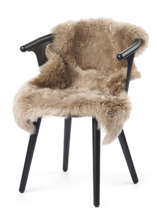 Lammeskind premium | Langhåret | New Zealand | 100x60 cm Lysebrun