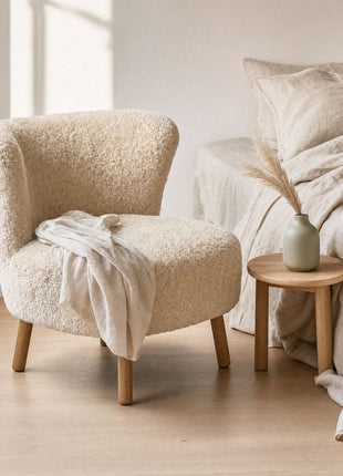 Emil Lounge Chair | Korthåret Antracitgrå