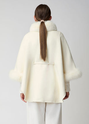 Lorraine Poncho Beige