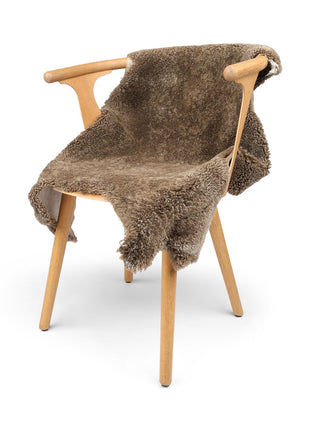 Lammeskind | Naturlig Form | New Zealand | 90x60 cm Taupe