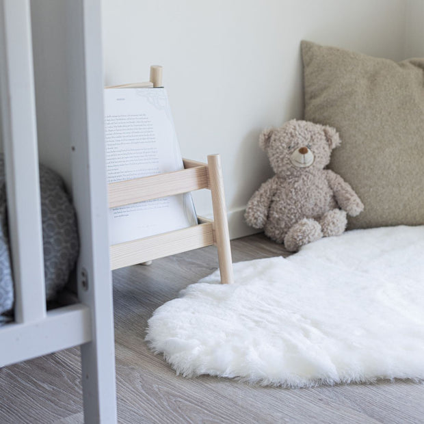 Baby Lammeskind | Korthåret | 80 cm Snehvid