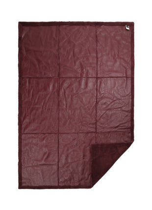 Addison Lammeskindstæppe | Double Face | Korthåret Vinrød 