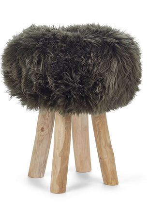 Betræk til barstol/skammel | Langhåret | New Zealand | D35 cm