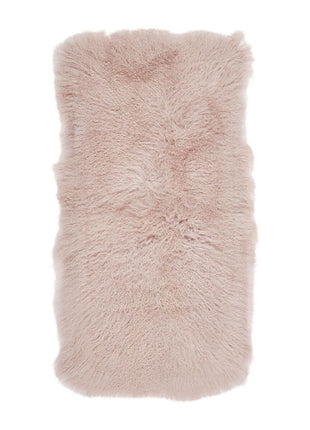 Uldplaid | Lammeskind | Langhåret | 120x60 cm Dove