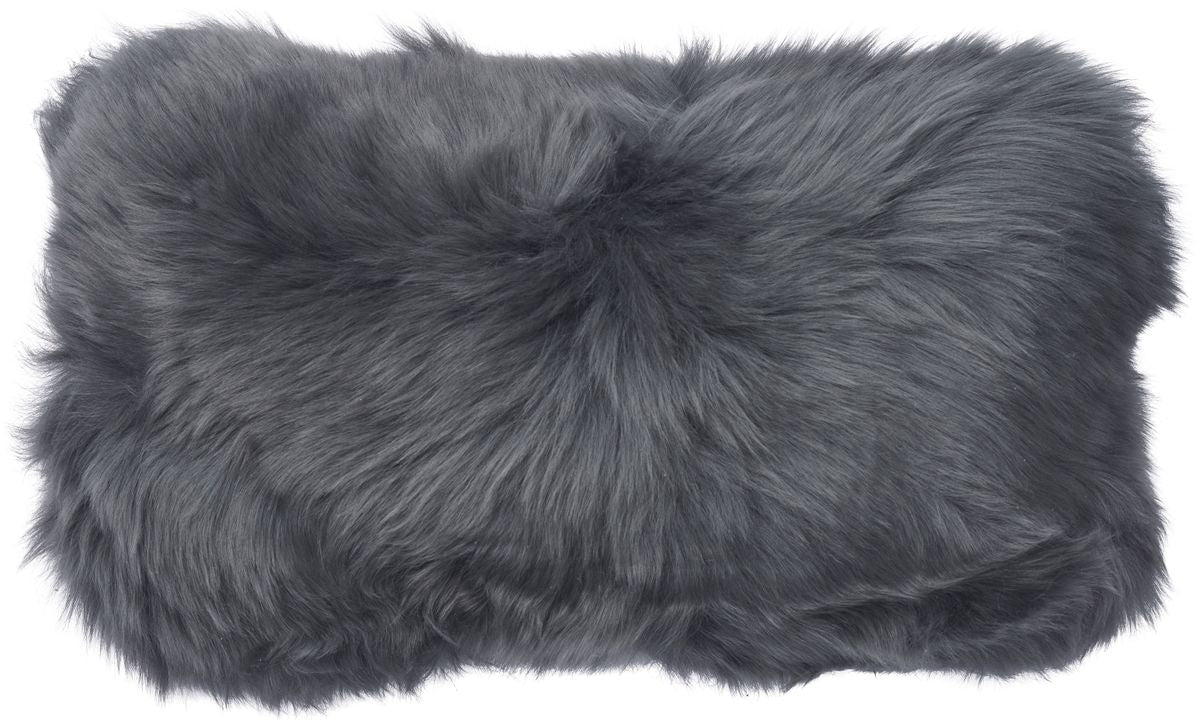 Lammeskindspude | Langhåret | New Zealand | Dobbeltsidet | 25x50 cm