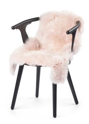 Lammeskind premium | Langhåret | New Zealand | 100x60 cm Lyserød