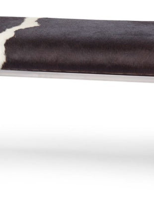 Bænk | Premium koskind | 110x42x45 cm