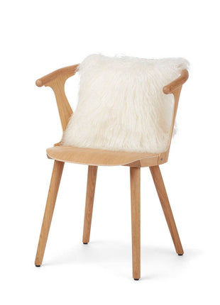 Lammeskindspude | Krøllet | Tibet | 40x40 cm