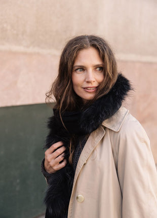 Klara Tørklæde Sort