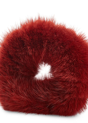 Mink hårbånd Mørk Orange