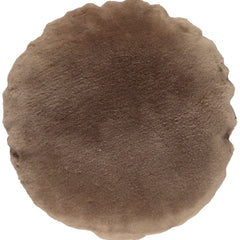 Lammeskindspude | Velvet | Moccasin | Ø45 cm | Ø62 cm