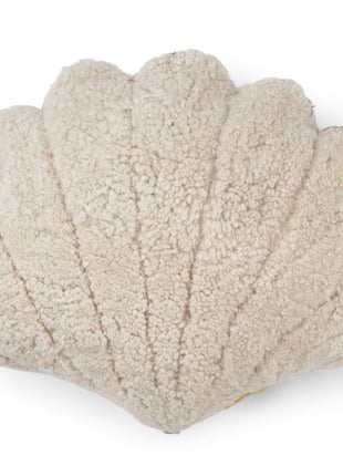 Lammeskindspude | PATTERN | Musling | Korthåret | 35x50 cm | 42x58 cm | 75x54 cm Gul/Taupe/Pearl