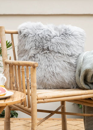 Uldtæppe | Mohair | 130x170 cm Lysegrå