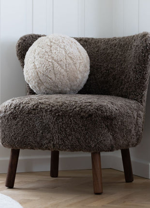 Emil lænestol | Korthåret Koksgrå