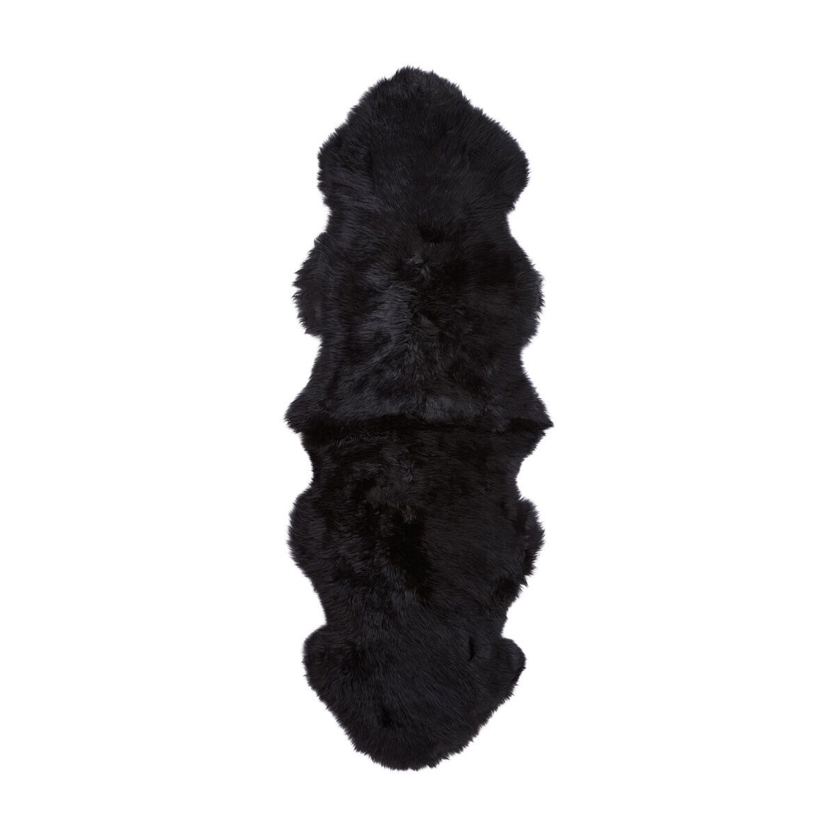 Lammeskind | Langhåret | New Zealand | 160x60 cm Sort