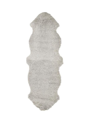 Dobbelt Lammeskind | New Zealand | Korthåret | 170x60 cm Merino grå
