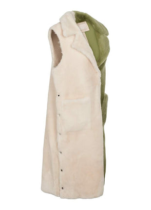 Raelynn Vest Lysegrøn / Beige