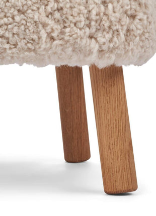 Emma Mini Fodskammel Beige