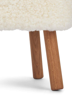 Emil fodskammel | Korthåret Hvid