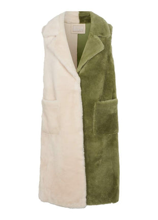 Raelynn Vest Lysegrøn / Beige