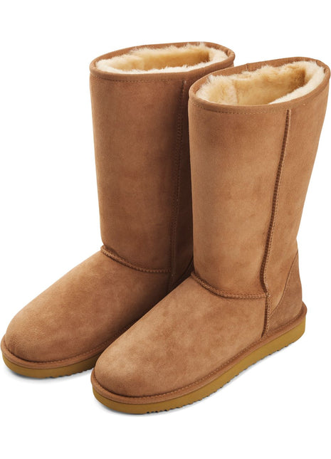 Lammeskindsstøvle  Kastanje 