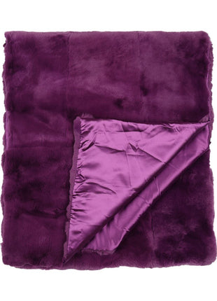 Premium sengeløber | Rex kanin | 238x55 cm Lilla