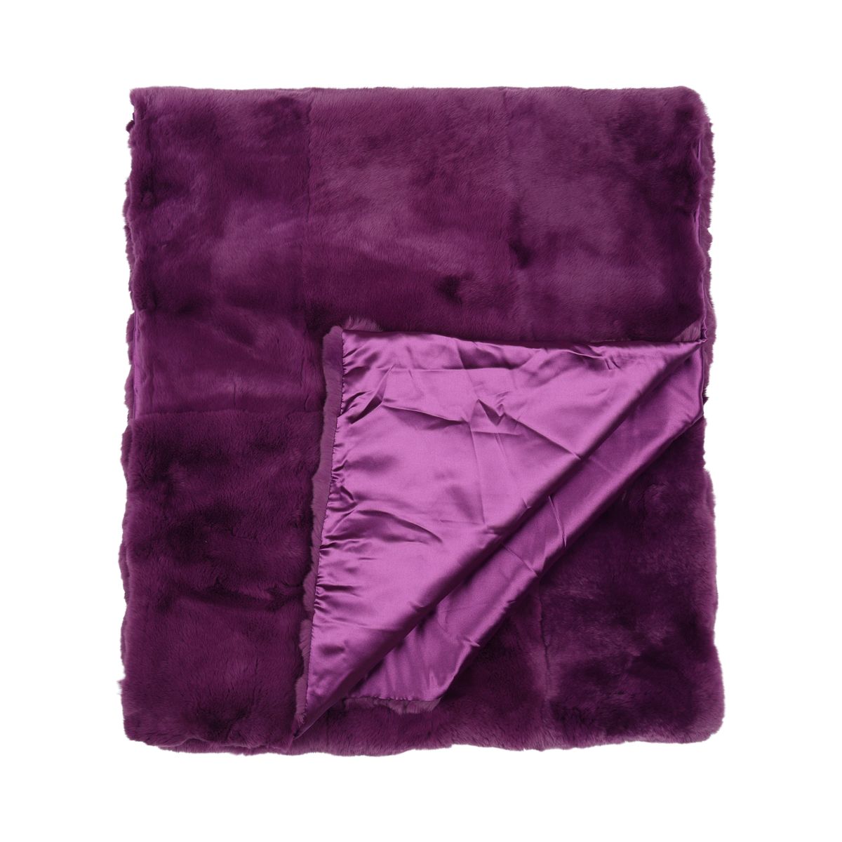 Premium sengeløber | Rex kanin | 238x55 cm Lilla