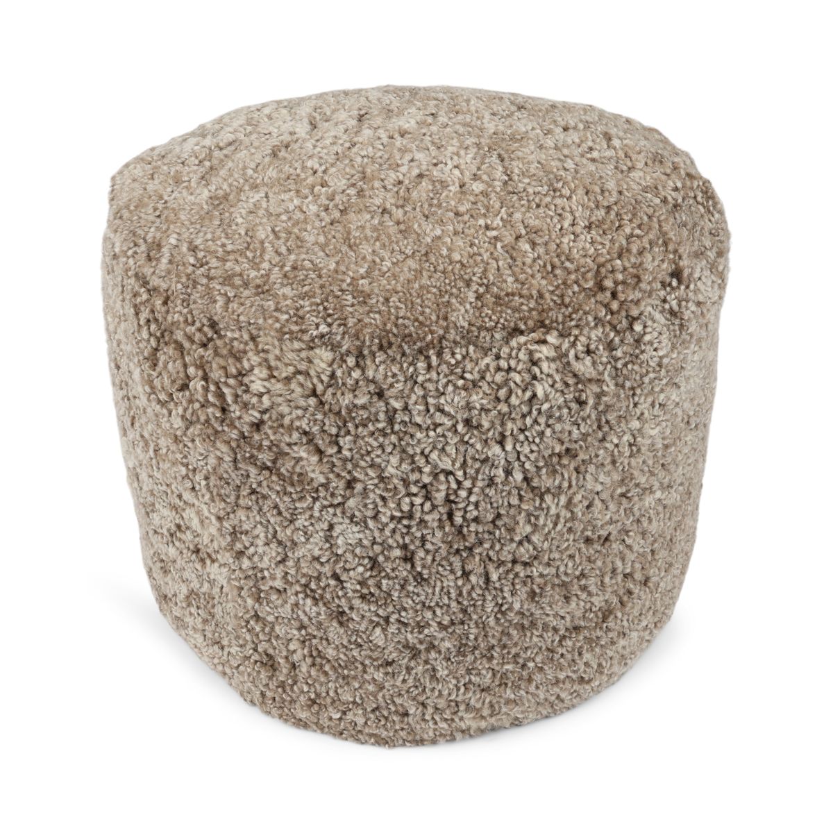 Rund puf | Korthåret | New Zealand Sand