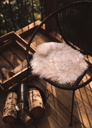 Premium sædehynde | Langhåret | New Zealand | D34 cm Beige