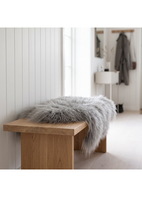 Islandsk Lammeskind | Indfarvet | 100-120x60 cm