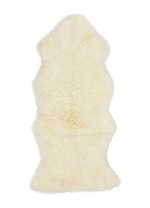 Lammeskind premium | Langhåret | New Zealand | 135x60 cm Hvid