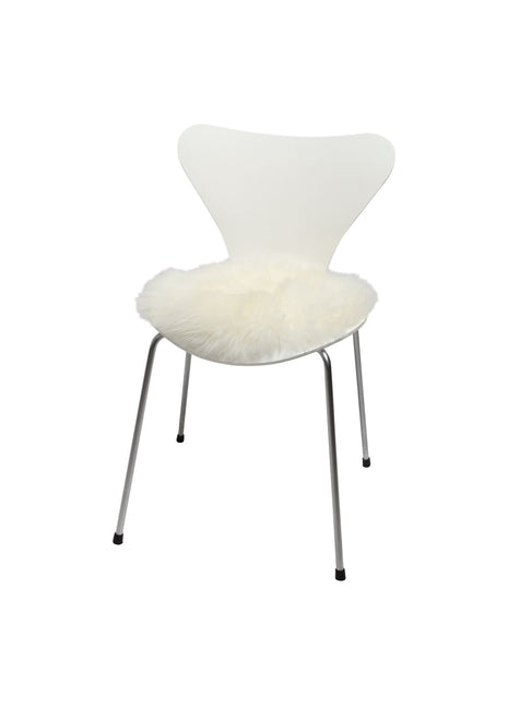 Sædehynder | 2 stk. | Merino Lammeskind | Langhåret | D35 cm