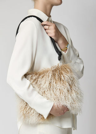 Jasmin Muffetaske Brunt læder