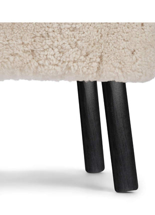 Emil fodskammel | Korthåret Beige