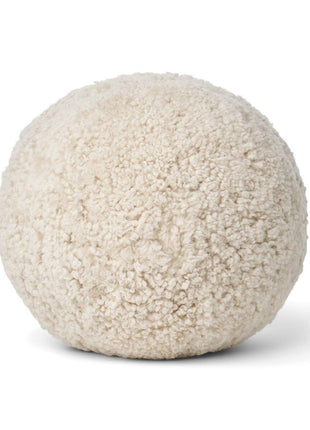 Lammeskindspude | Angelite | Korthåret | D25 cm | D30 cm | D35 cm Beige