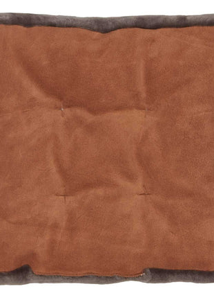 Sædehynde | Lammeskind | Moccasin | Korthåret | 45x45 cm Mørke Grå