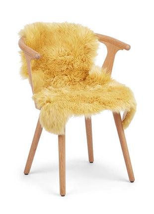 Lammeskind | Premium | Langhåret | 90x60 cm Koral Gul